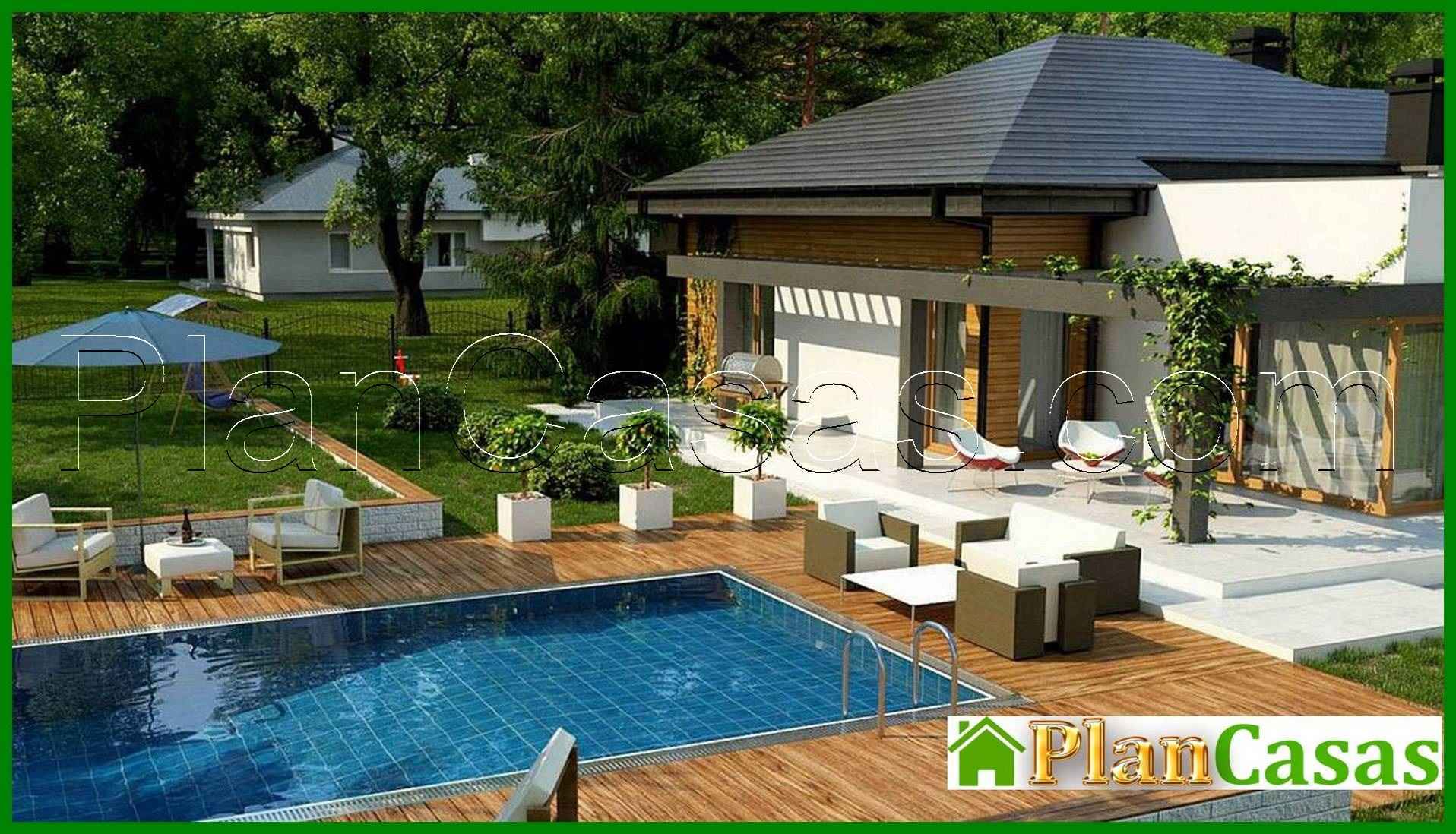 Visualization gallery - The project of a modern cottage on 165 square meters. m with a unique exterior