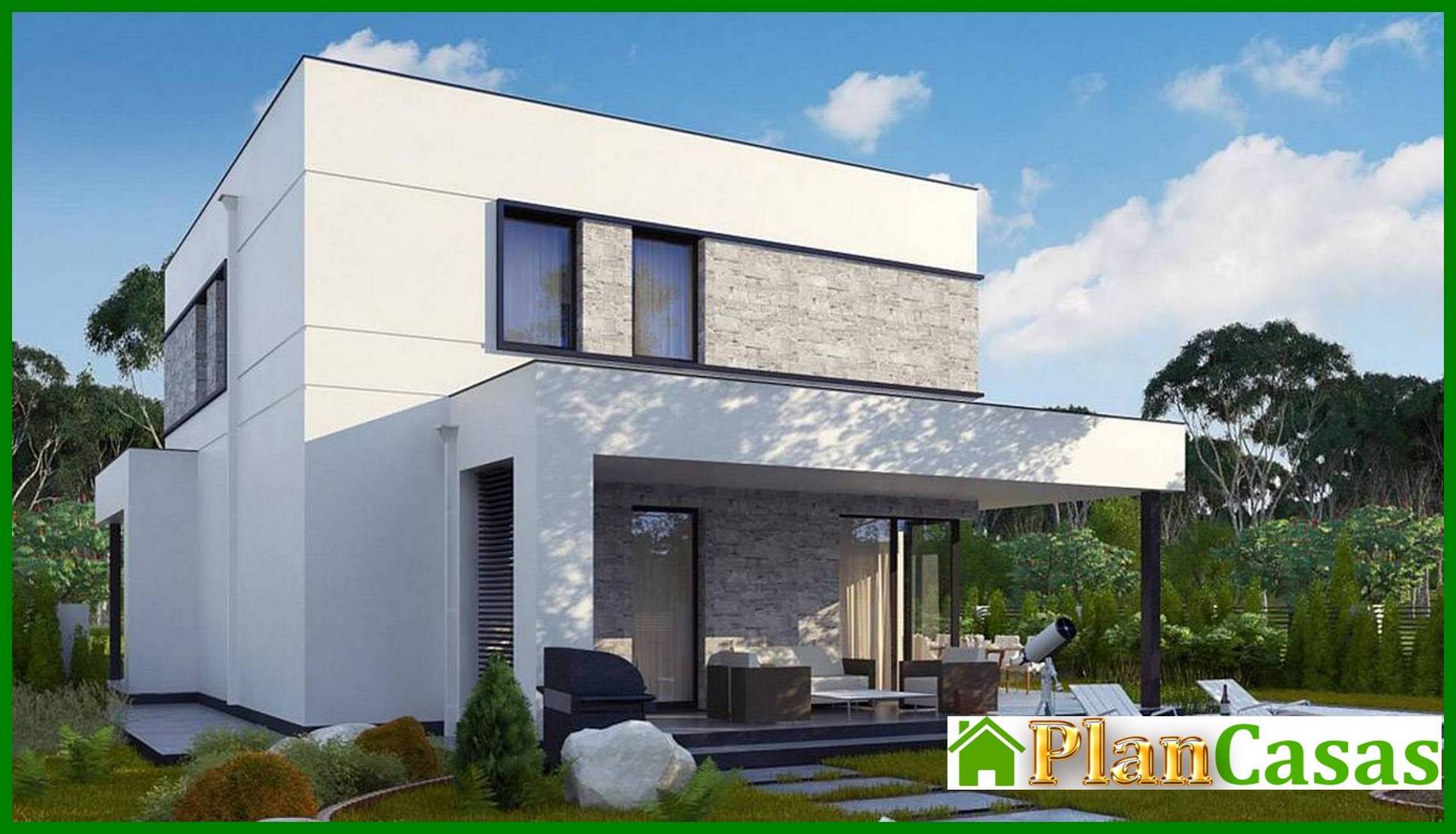 Visualization gallery - Project of a two-story cottage on 133 square meters. m with four bedrooms and three bathrooms