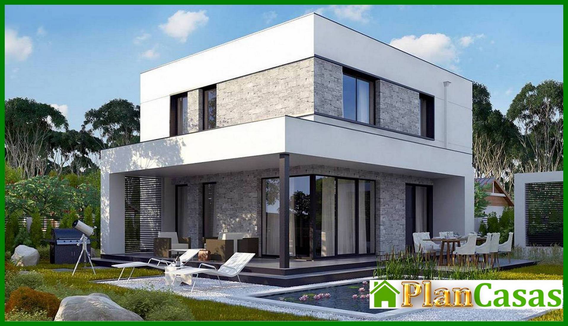 Visualization gallery - Project of a two-story cottage on 133 square meters. m with four bedrooms and three bathrooms