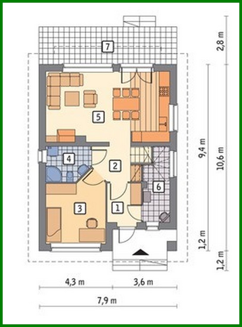 Visualization gallery - Apartment building with spacious bedrooms