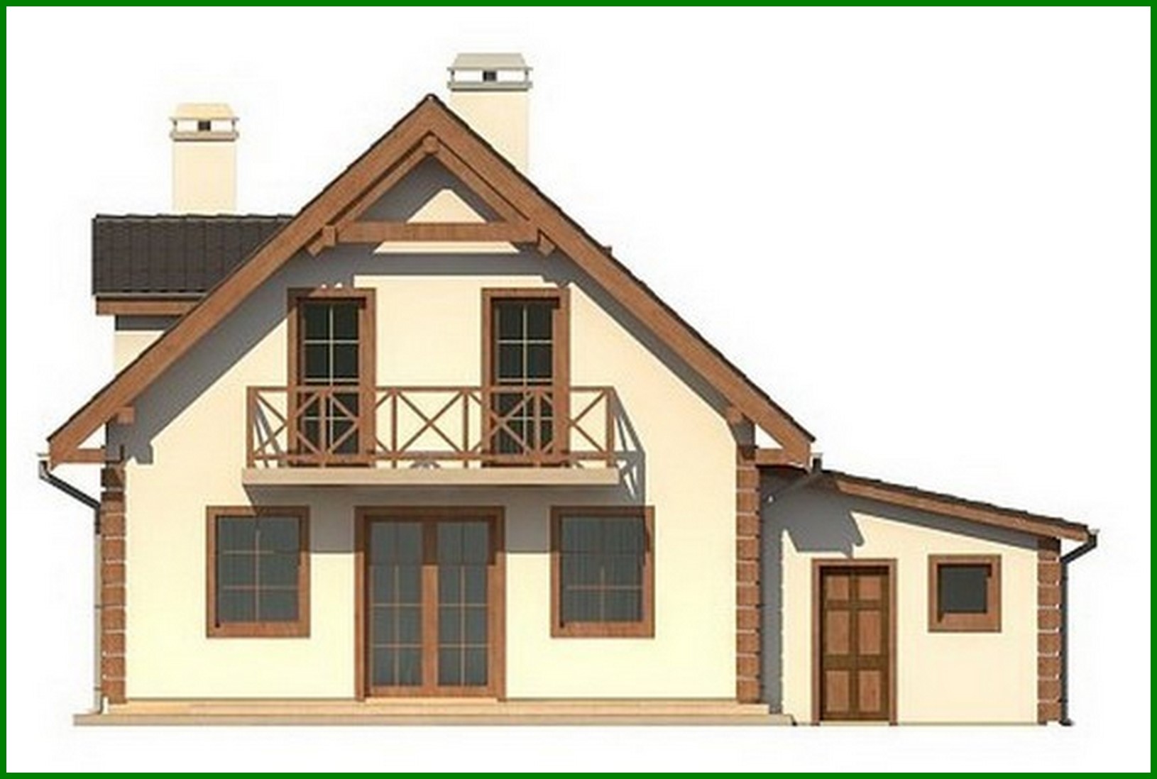 Visualization gallery - Nice eco home project with garage