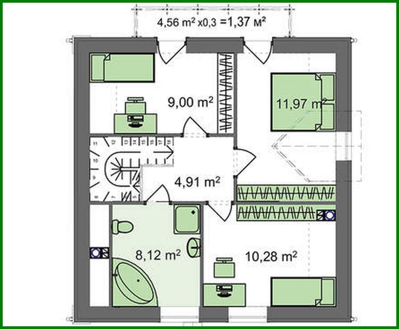 Visualization gallery - Nice eco home project with garage