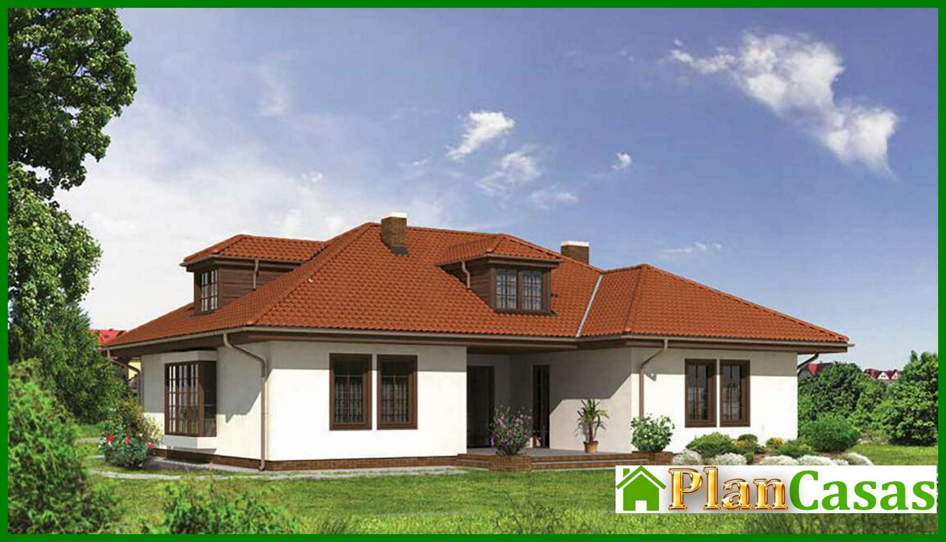 Visualization gallery - Attractive two-story apartment building