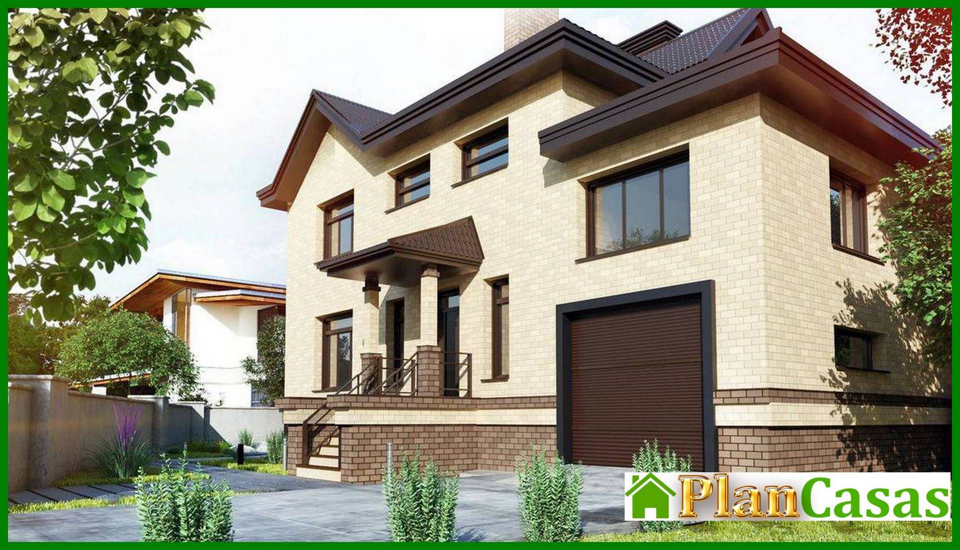 Visualization gallery - Spacious two-story house with a basement