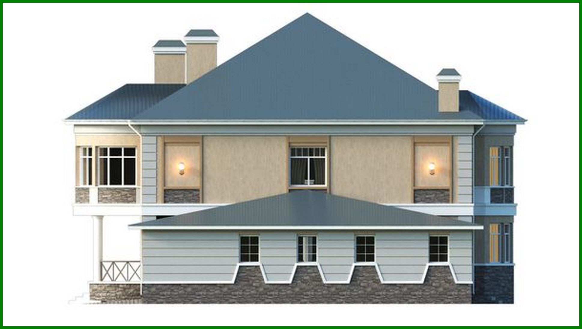 Visualization gallery - Amazing luxury cottage project