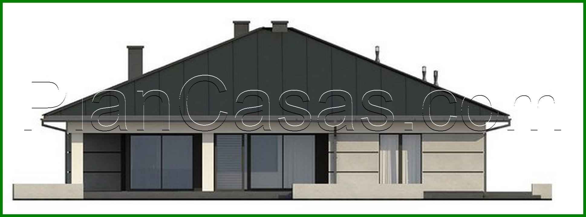 Visualization gallery - One-storey cottage 180 m2