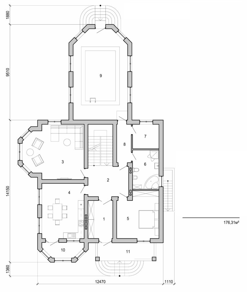 Visualization gallery - Two storey house project