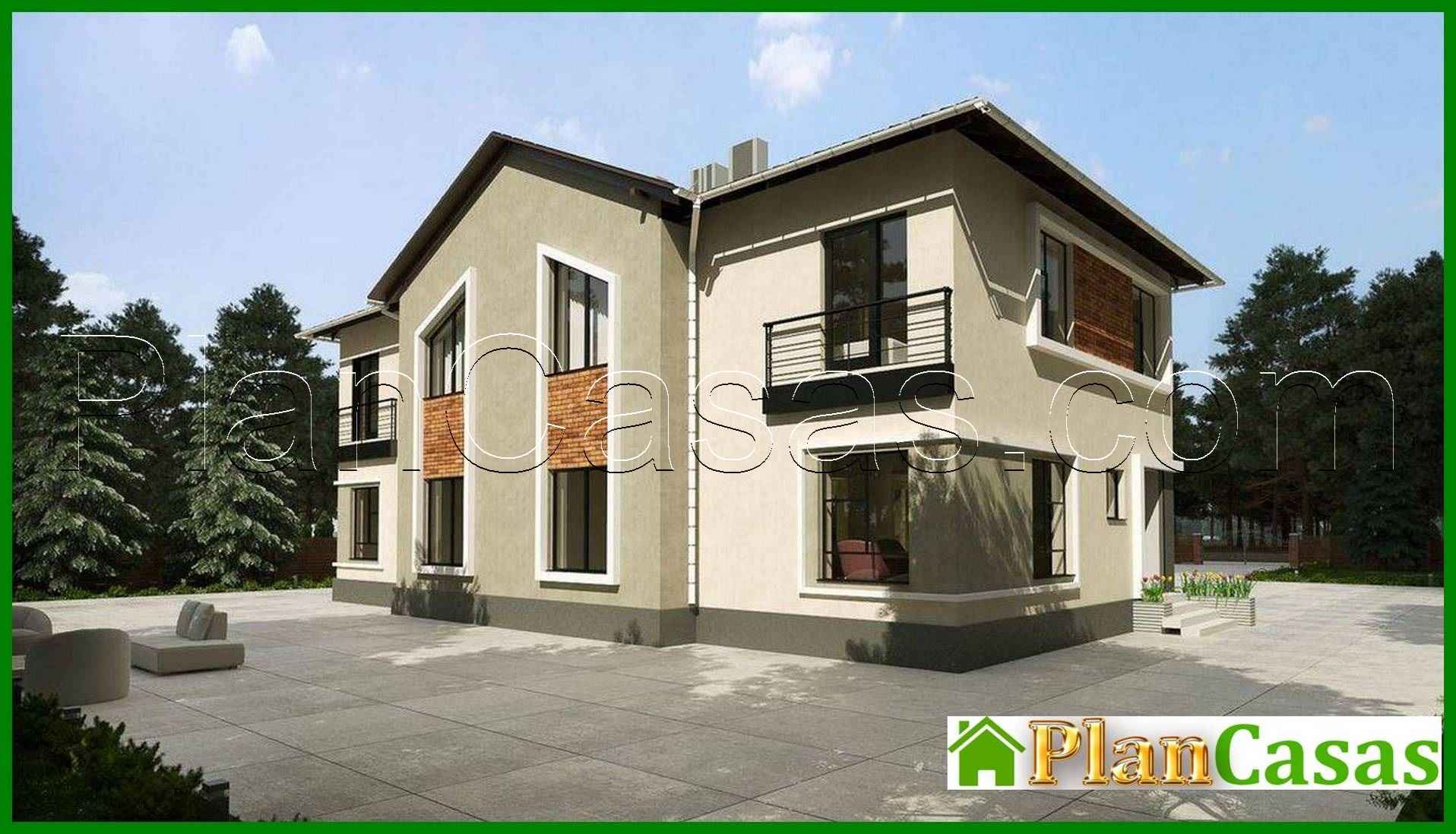 Visualization gallery - Plan of an attractive mansion for three families