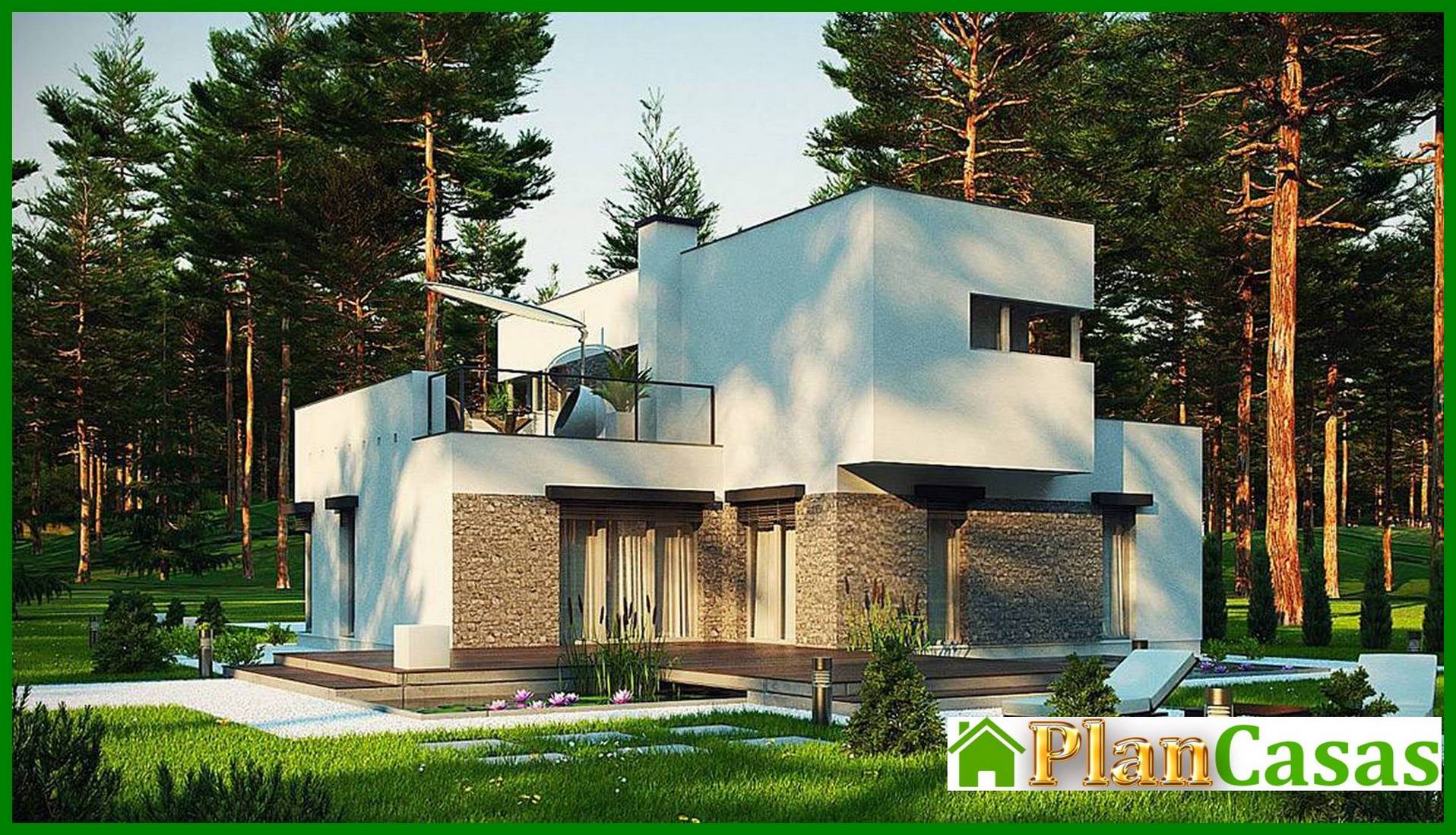 Visualization gallery - Modern cottage with an area of up to 150 m2