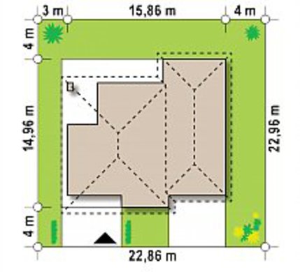 Visualization gallery - House project with a garage in the basement