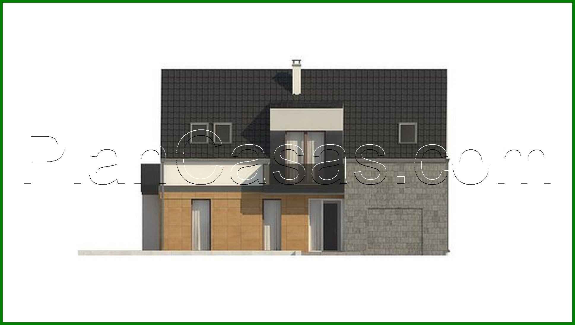 Visualization gallery - Two-story cottage in a classic style with an eclectic inclusion of cubism