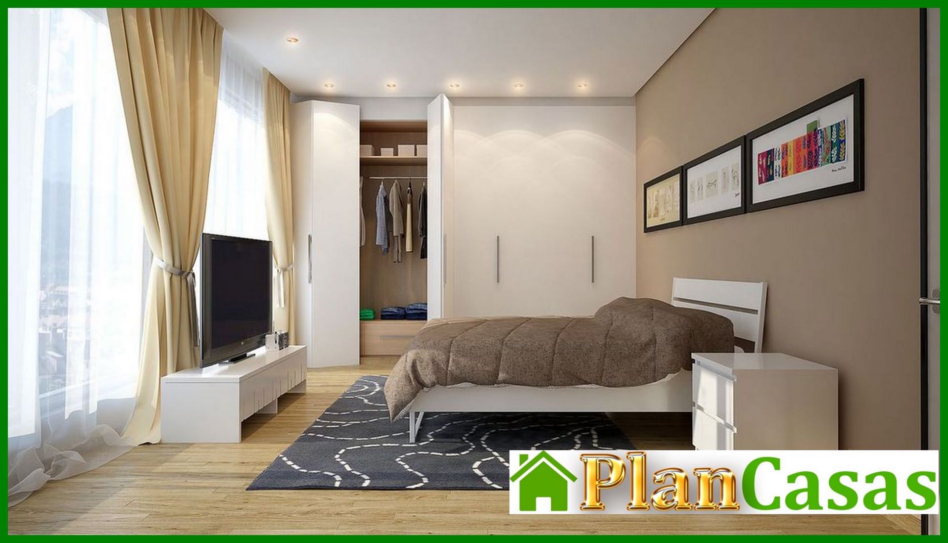 Visualization gallery - Plan of a modern residential building filled with light