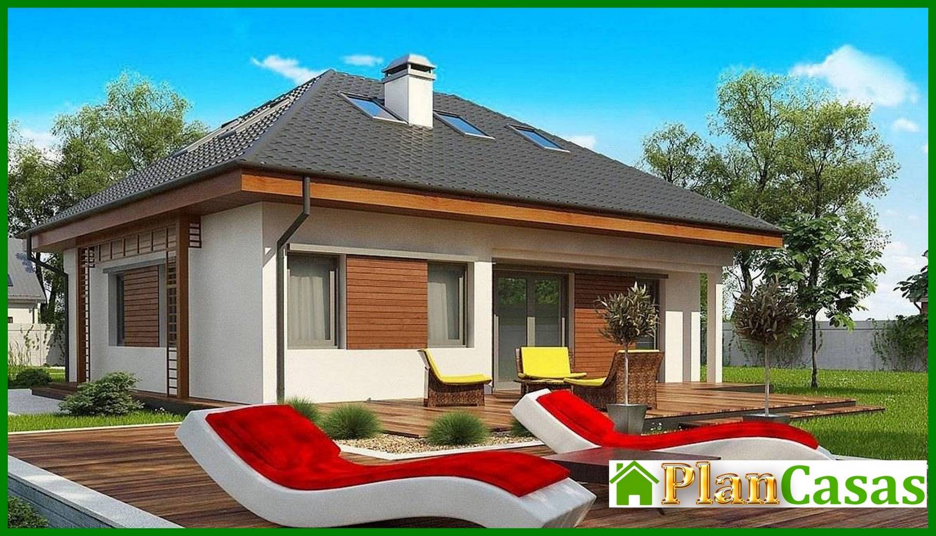 Visualization gallery - The classic project of a country house 10 to 12