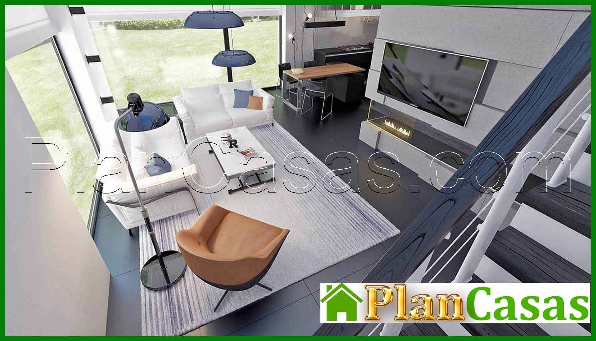 Visualization gallery - Two-story cottage with a flat roof