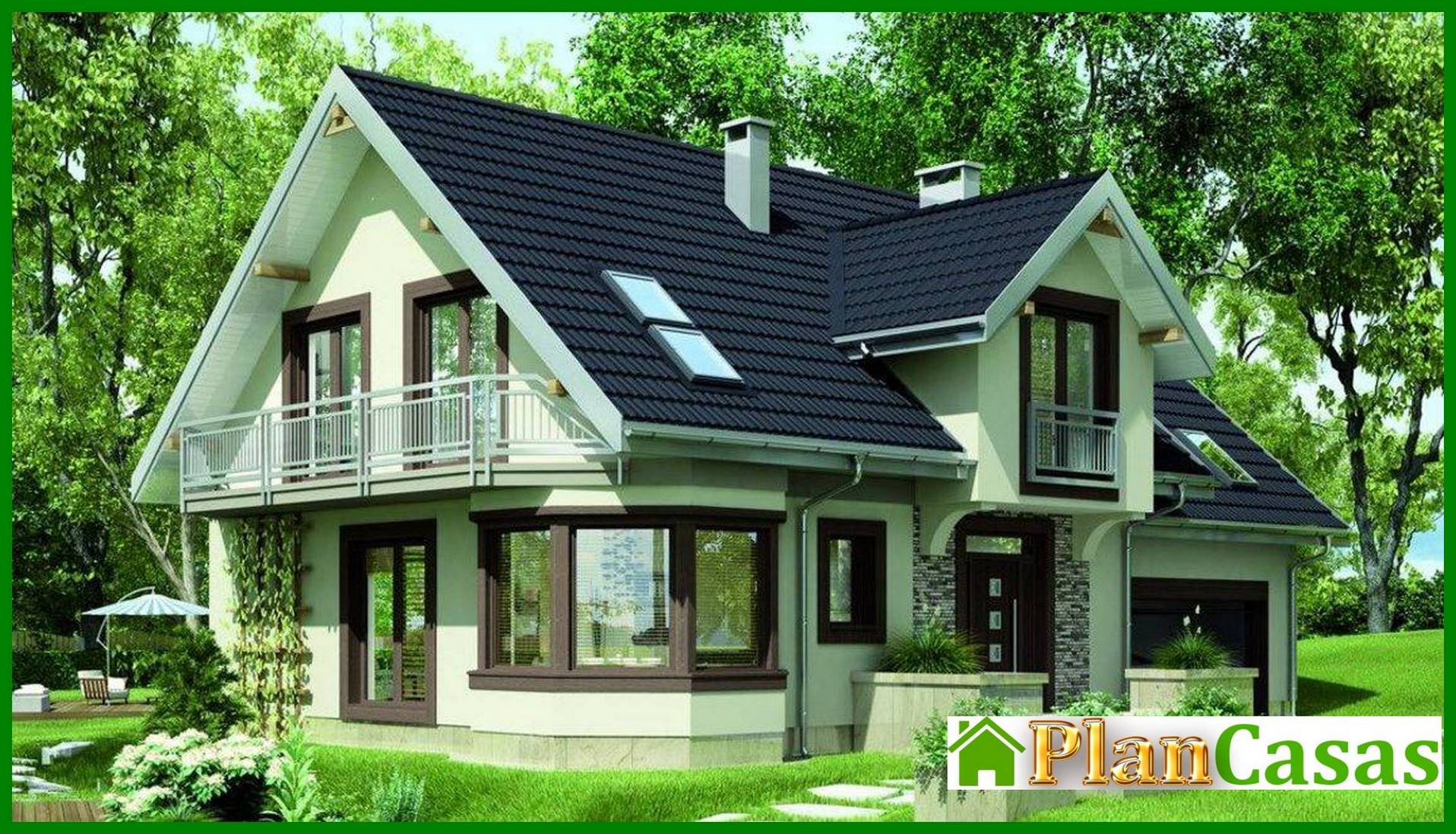 Project of an elegant country house of increased comfort house plan