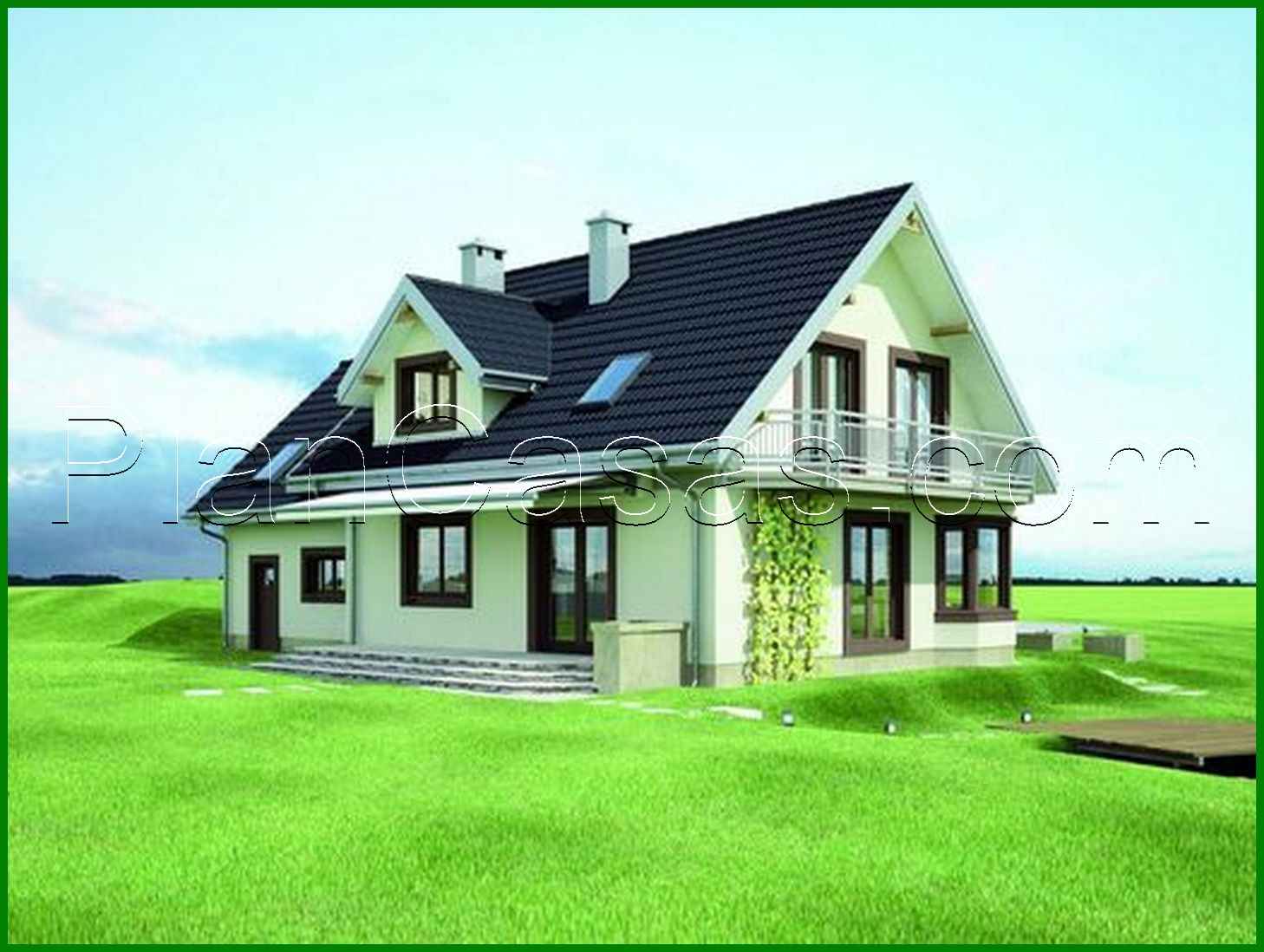 Visualization gallery - Project of an elegant country house of increased comfort