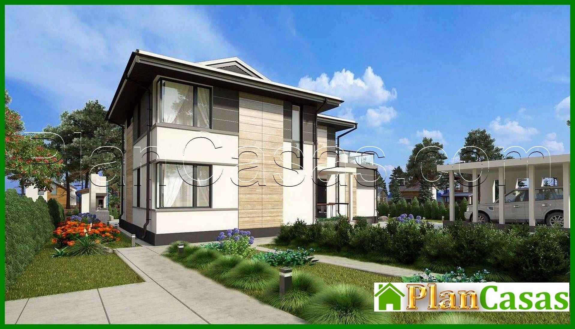 Visualization gallery - Luxury two-story cottage with a sauna and a relaxation room