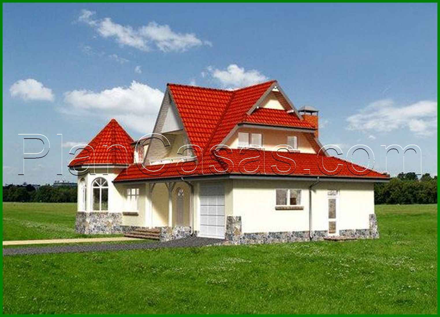 Visualization gallery - Unusual residential building resembling a castle