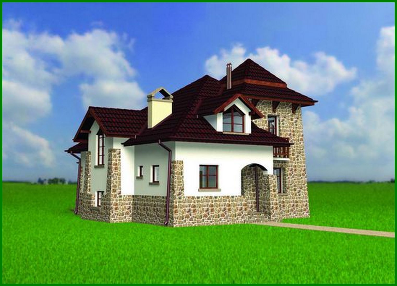 Visualization gallery - Attractive residential building - castle