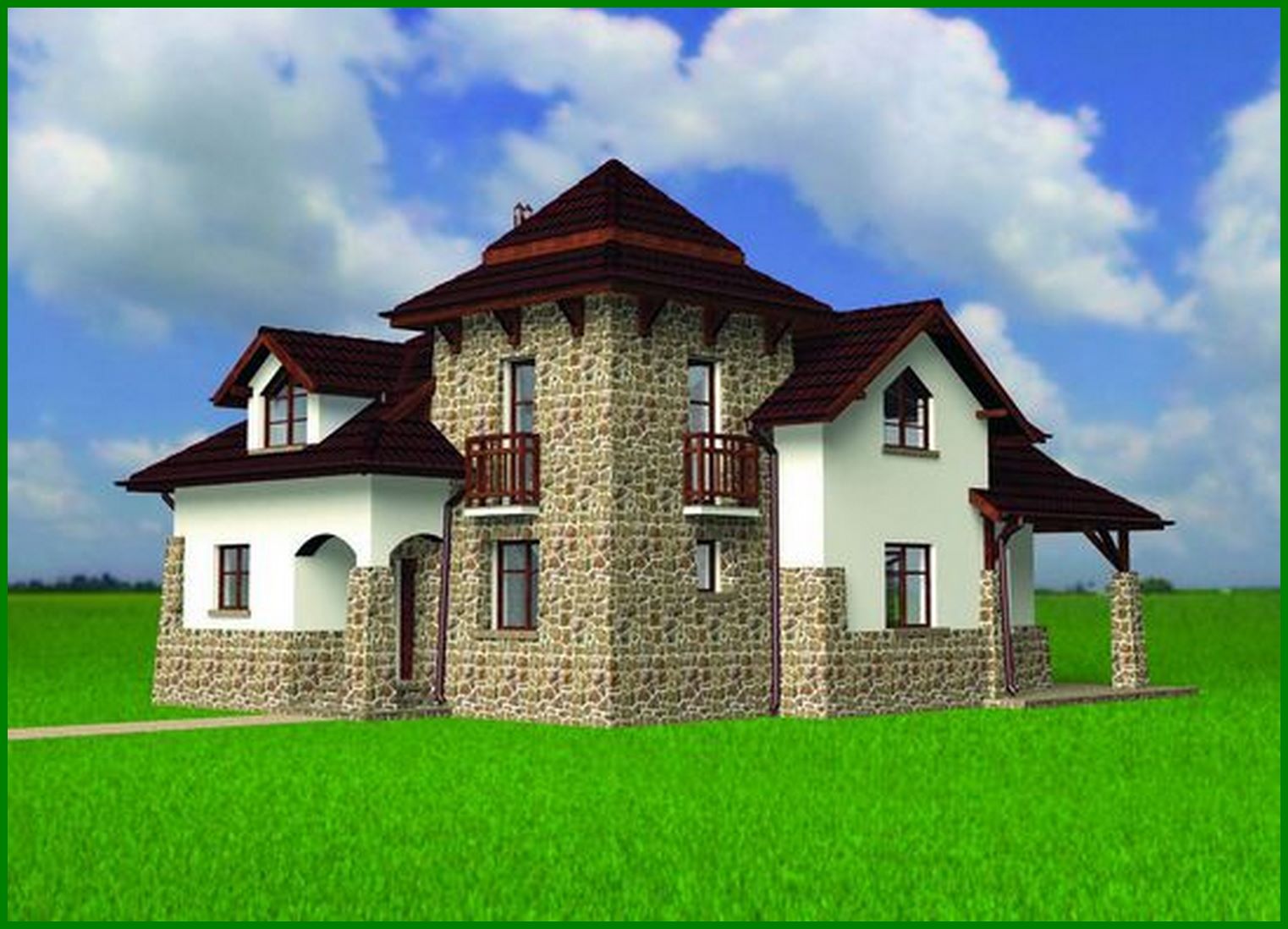 Visualization gallery - Attractive residential building - castle