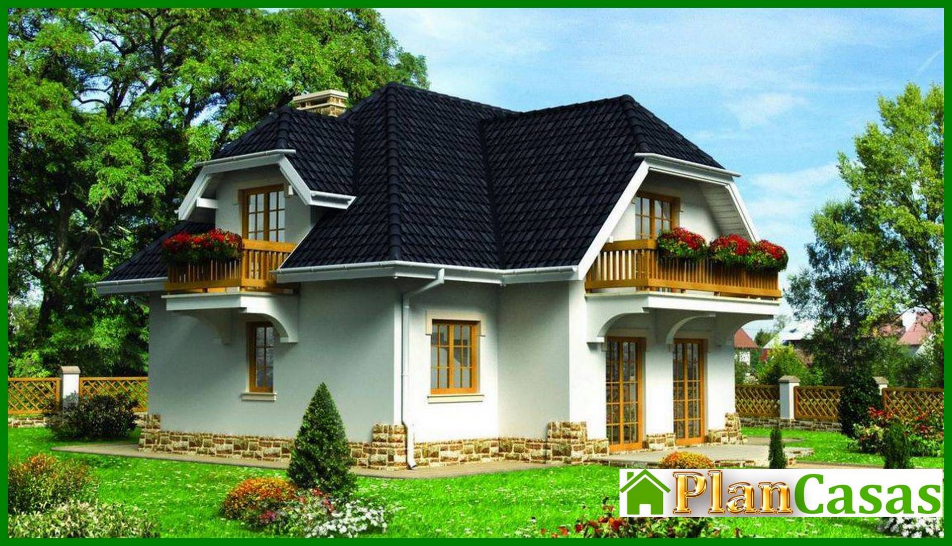 Visualization gallery - Attractive apartment with three balconies with a basement