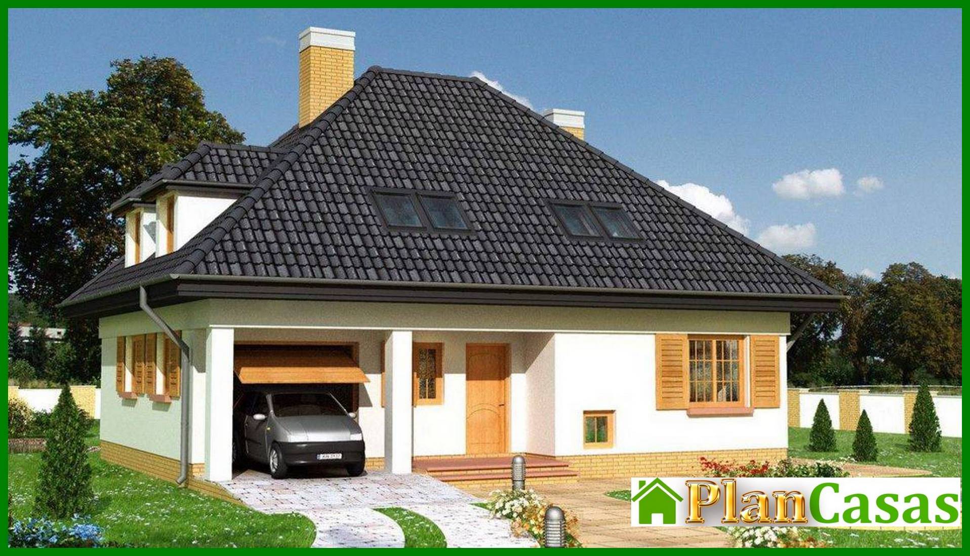 Two-story residential building with a separate kitchen house plan