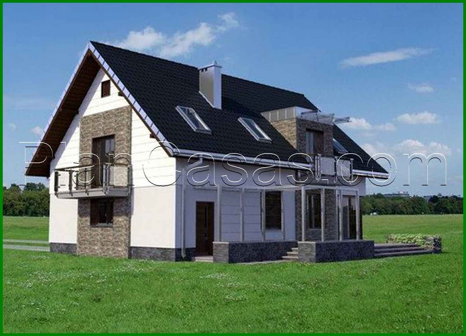 Visualization gallery - The project of a magnificent mansion for a happy family